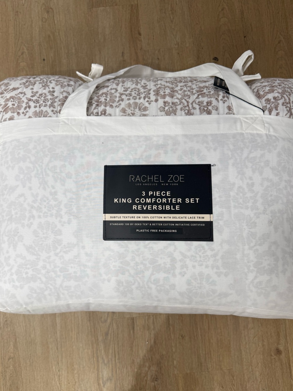 Rachel Zoe 3 Piece Reversible Comforter Set